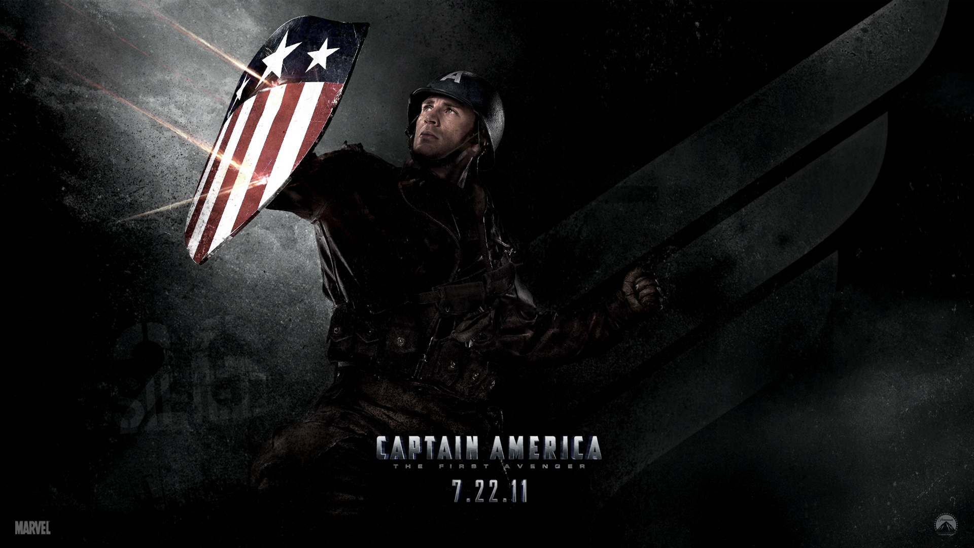 The First Avenger Official Wallpapers - Captain America The First Avenger Wallpaper Hd - HD Wallpaper 