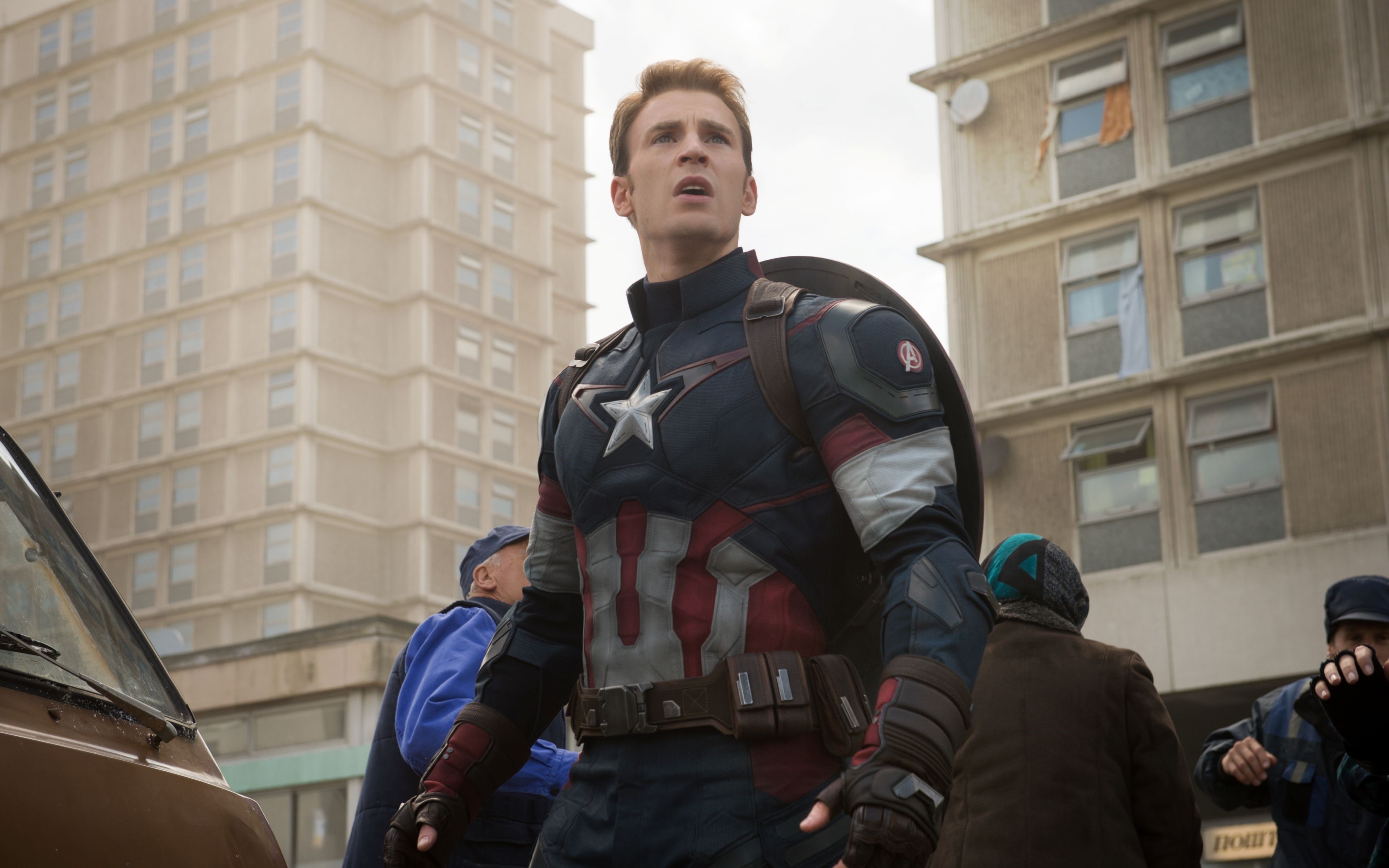 Captain America Chris Evans Marvel - HD Wallpaper 
