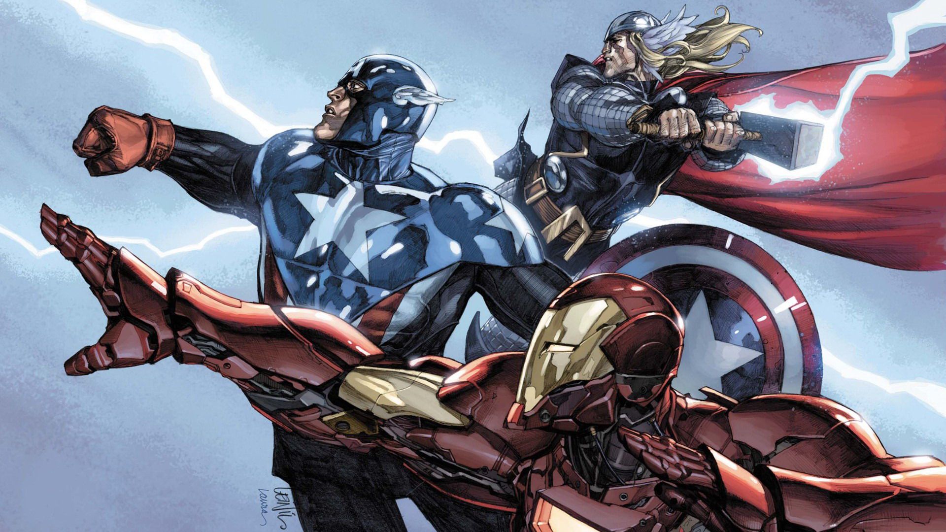 Avengers Comic Wallpaper Hd - HD Wallpaper 