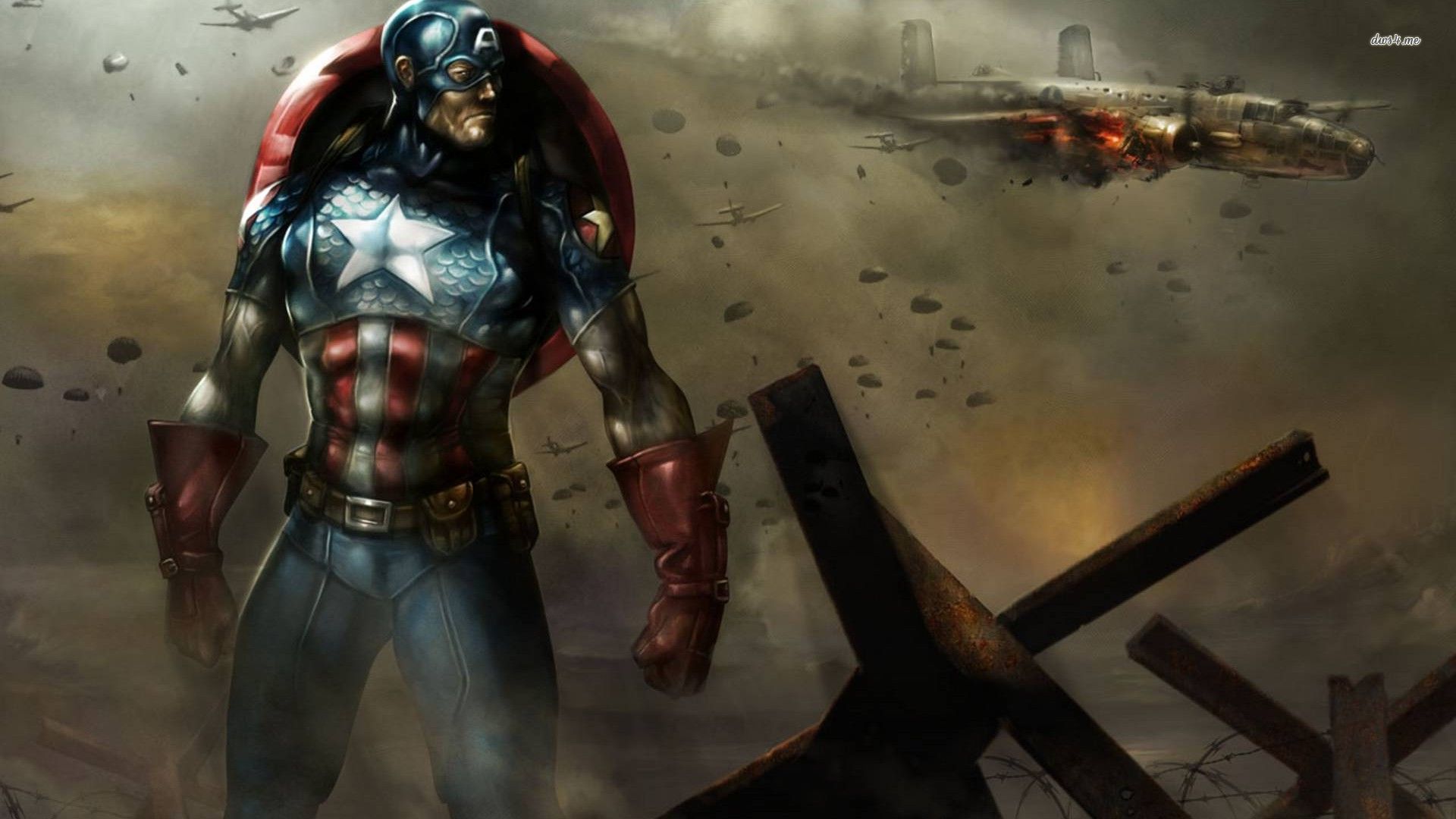 Captain America Wallpaper For Desktop1 - HD Wallpaper 