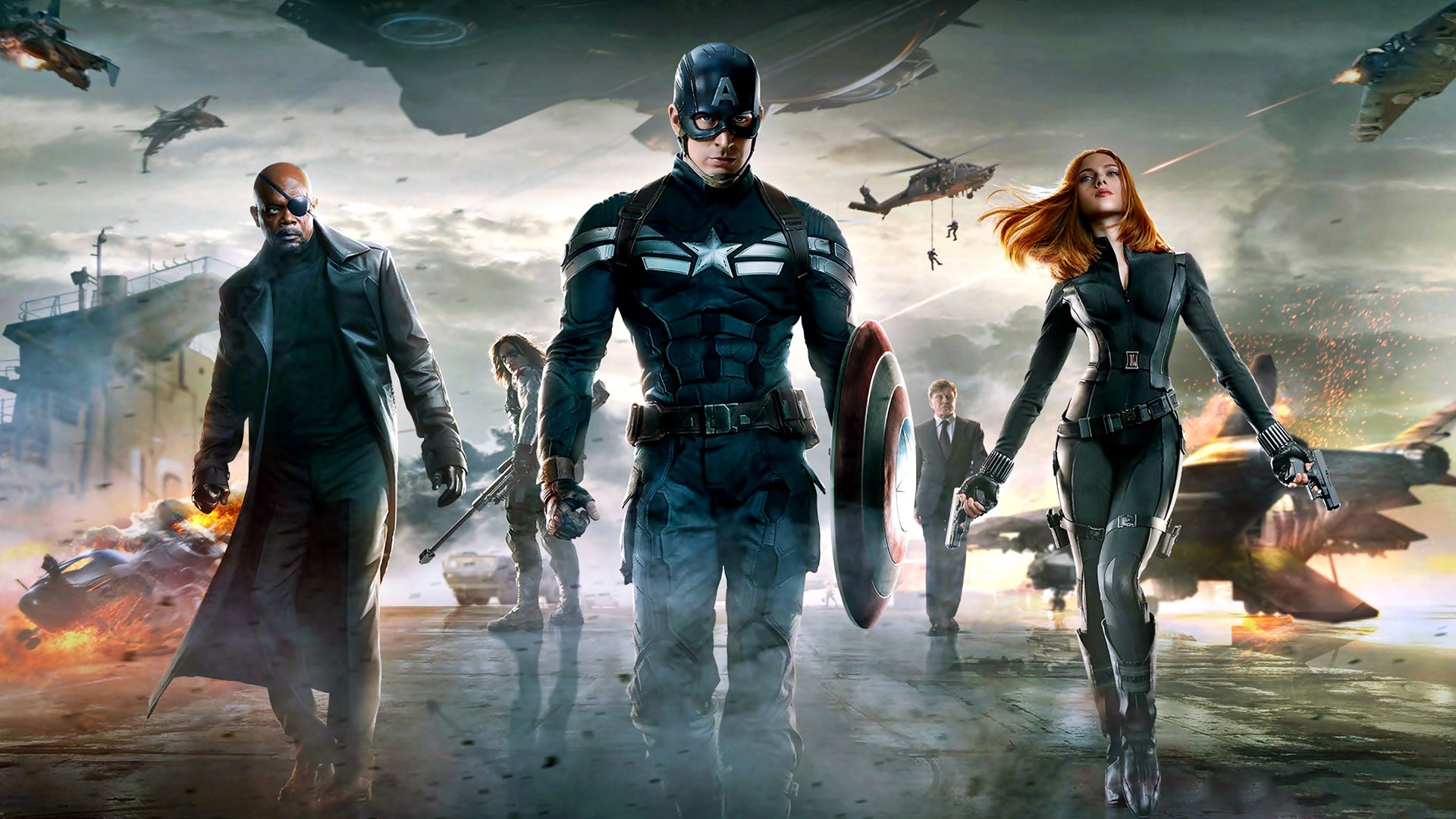 Wallpaper Captain America - Capitan America Winter Soldier - HD Wallpaper 