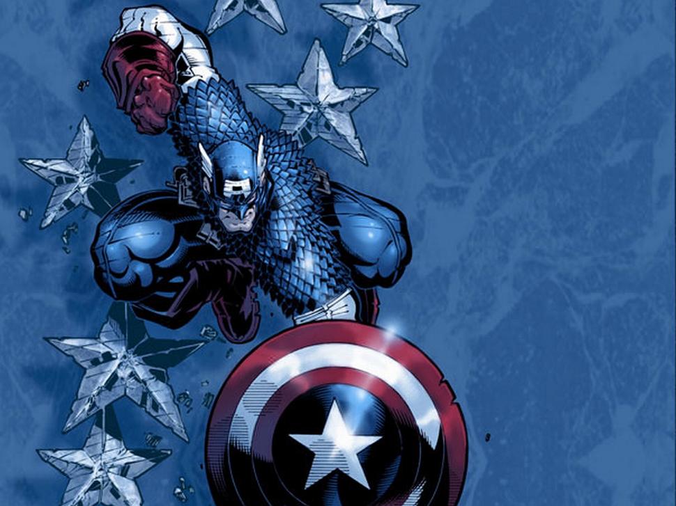 Captain America Hd Wallpaper,comics Wallpaper,america - Chris Bachalo Captain America - HD Wallpaper 