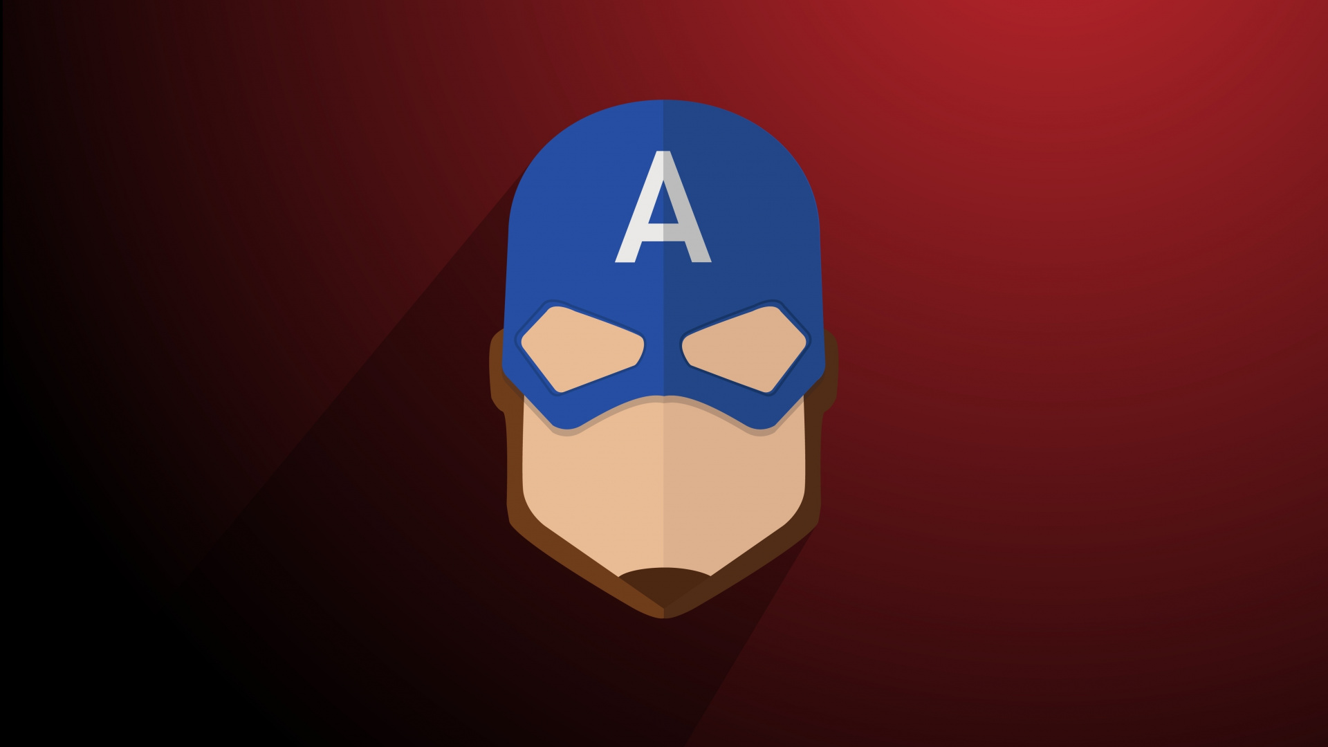 Captain America, Logo, Minimal, Wallpaper - Captain America Logo 4k - HD Wallpaper 