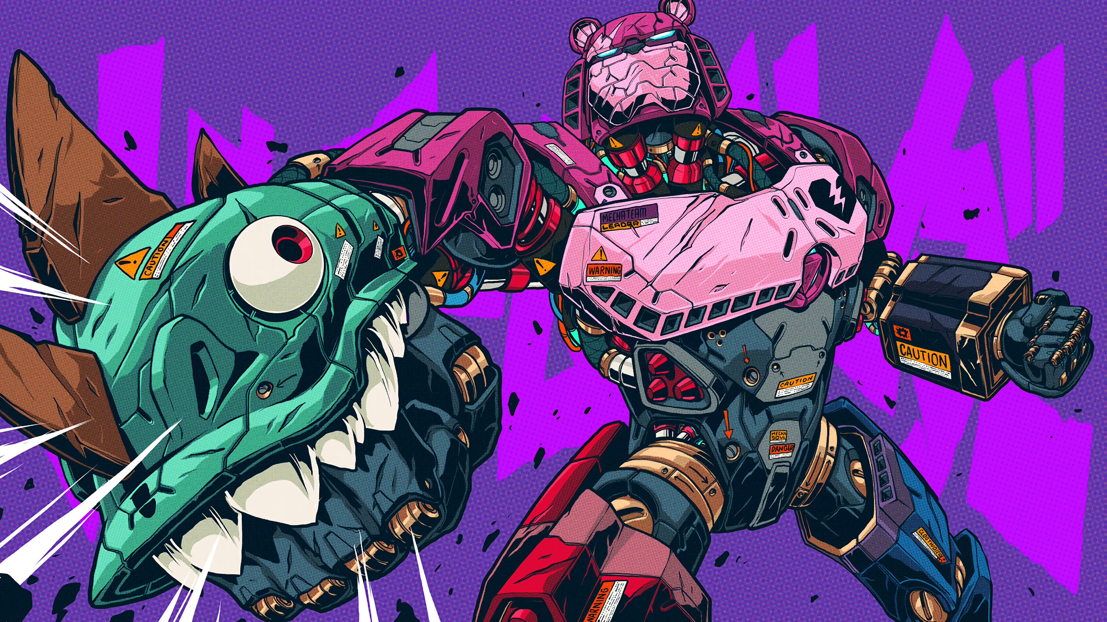 Fortnite Loading Screen Mecha Punch Uhd 4k Wallpaper Fortnite Mecha Punch Loading Screen 3840x2160 Wallpaper Teahub Io