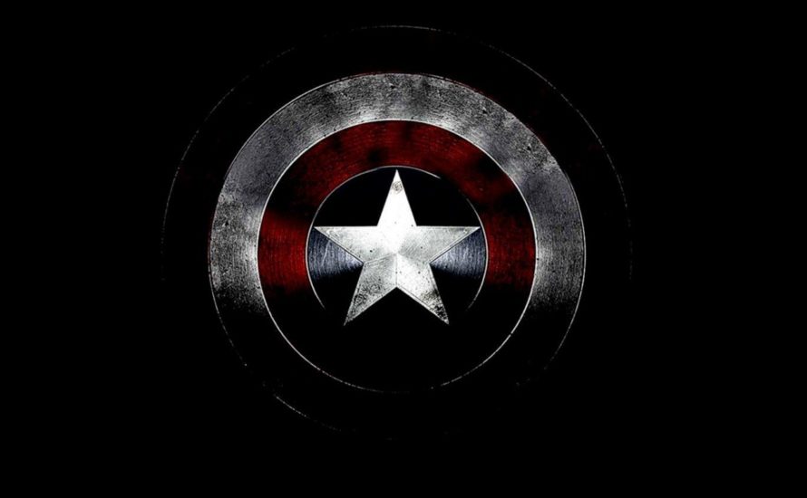 Captain America Shield Wallpaper - Captain America Shield Black - HD Wallpaper 