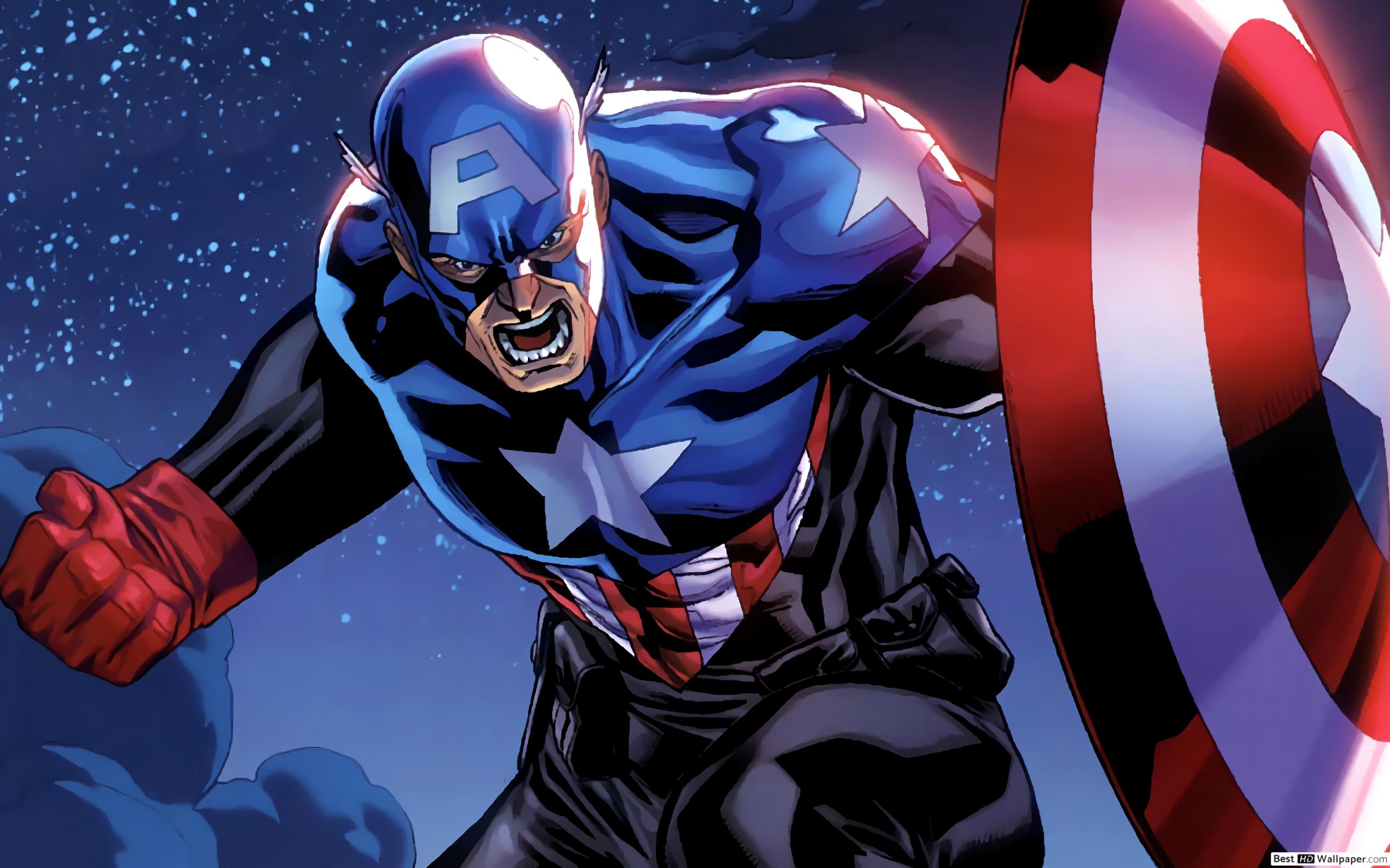 Captain America Comics Wallpaper 4k - HD Wallpaper 