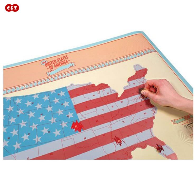 美國 Q 版 地圖 - HD Wallpaper 