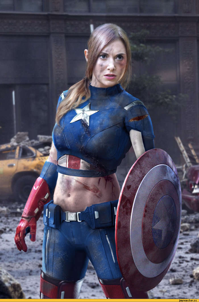 Download Mobile Wallpaper Cinema, People, Girls, Captain - Stark Girl Captain America - HD Wallpaper 