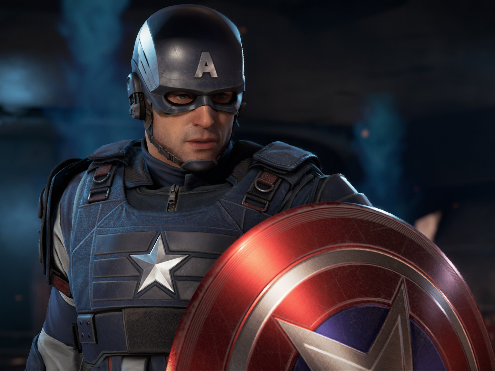 Marvel's Avengers Captain America - HD Wallpaper 