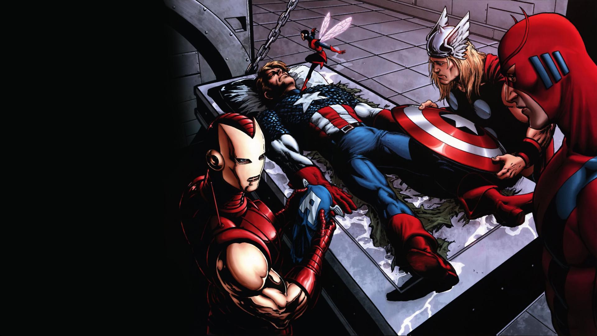 Çizgi Roman, Hayret, Thor, Kaptan Amerika, Demir Adam - Captain America Revived Comic - HD Wallpaper 