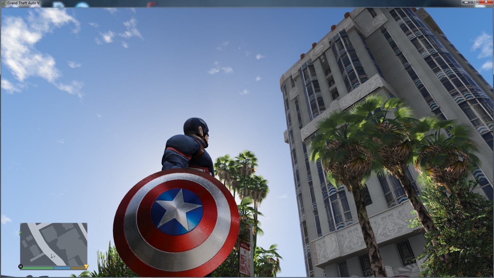 Captain America Shield Gta V - HD Wallpaper 