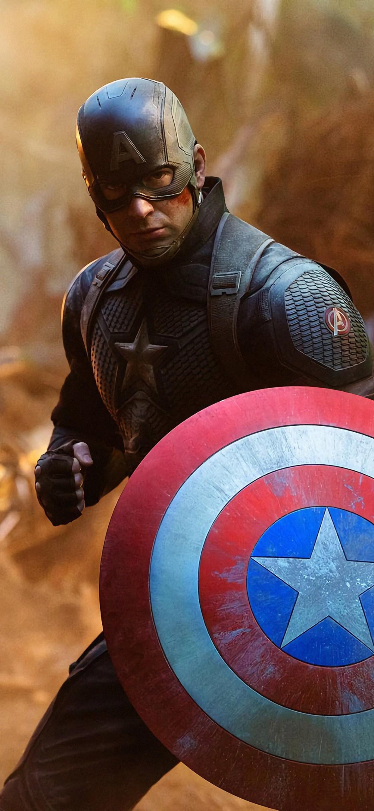 Captain America Avengers Endgame - 1242x2688 Wallpaper 