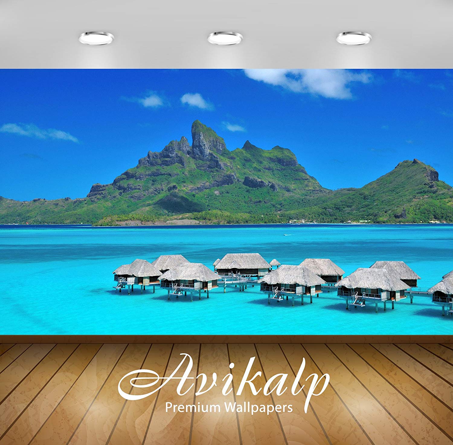 Avikalp Exclusive Awi7333 The St Regis Bora Bora Resort - Bora Bora Hd - HD Wallpaper 