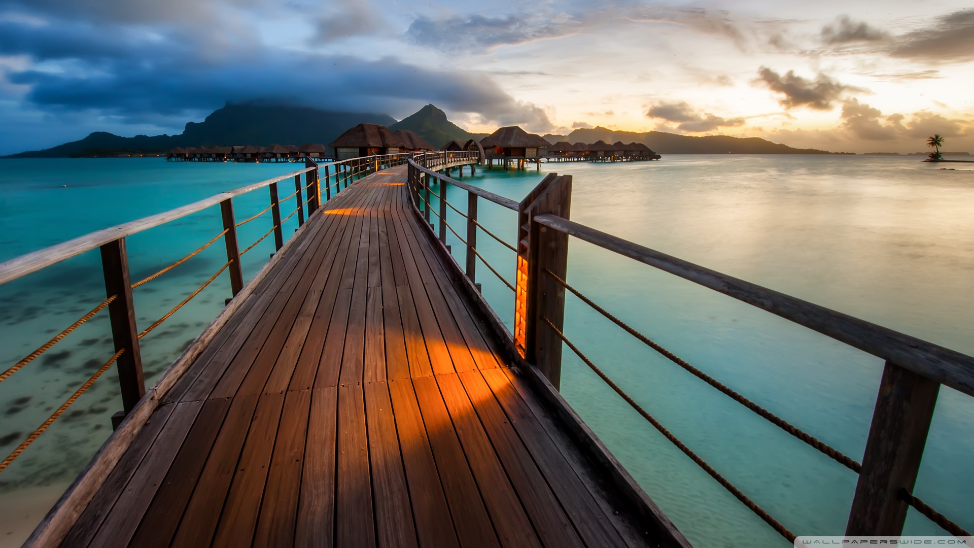 Bora Bora Full Hd - HD Wallpaper 