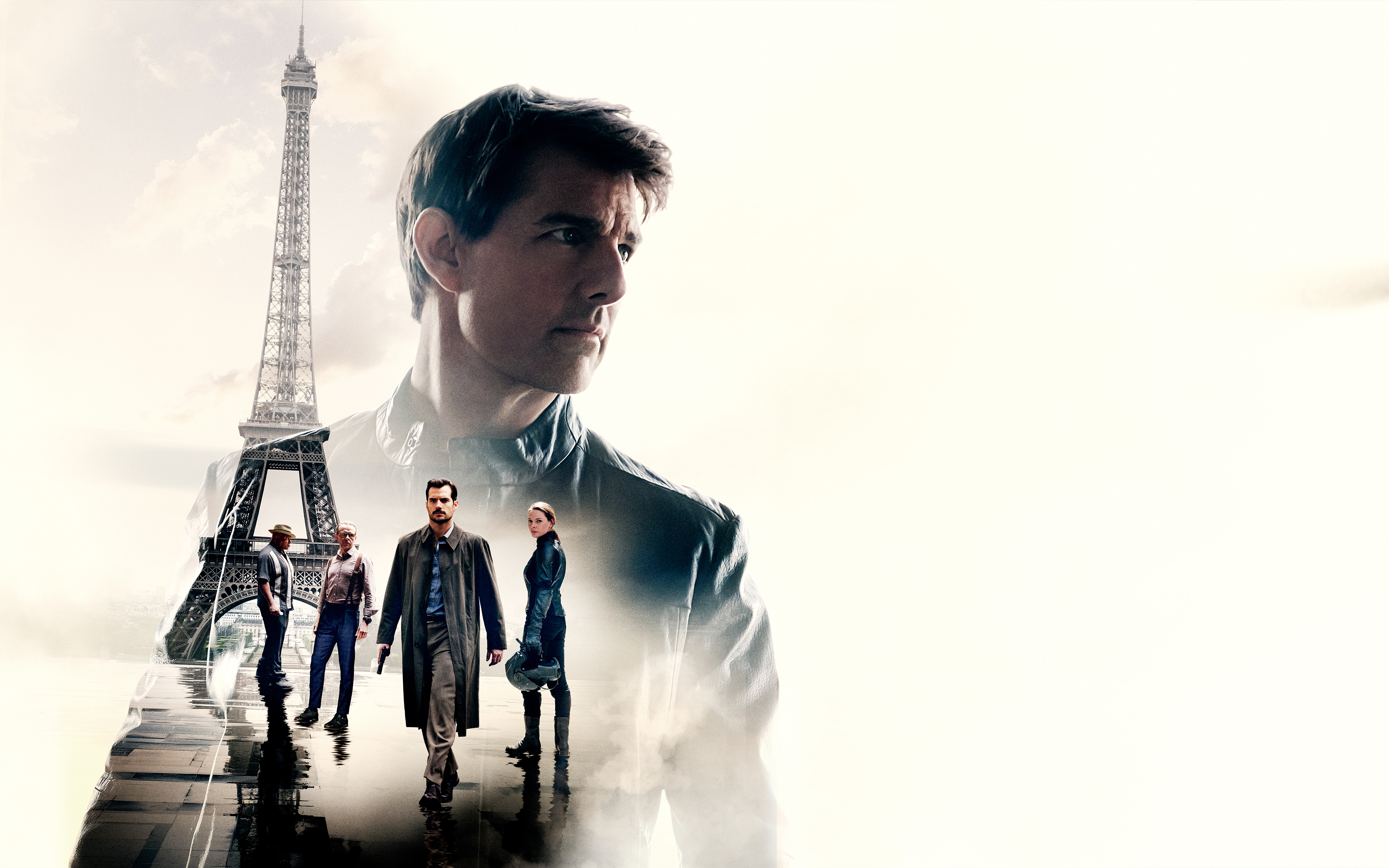 Mission Impossible Fallout 4k 8k 2018 Wallpapers - Eiffel Tower - HD Wallpaper 