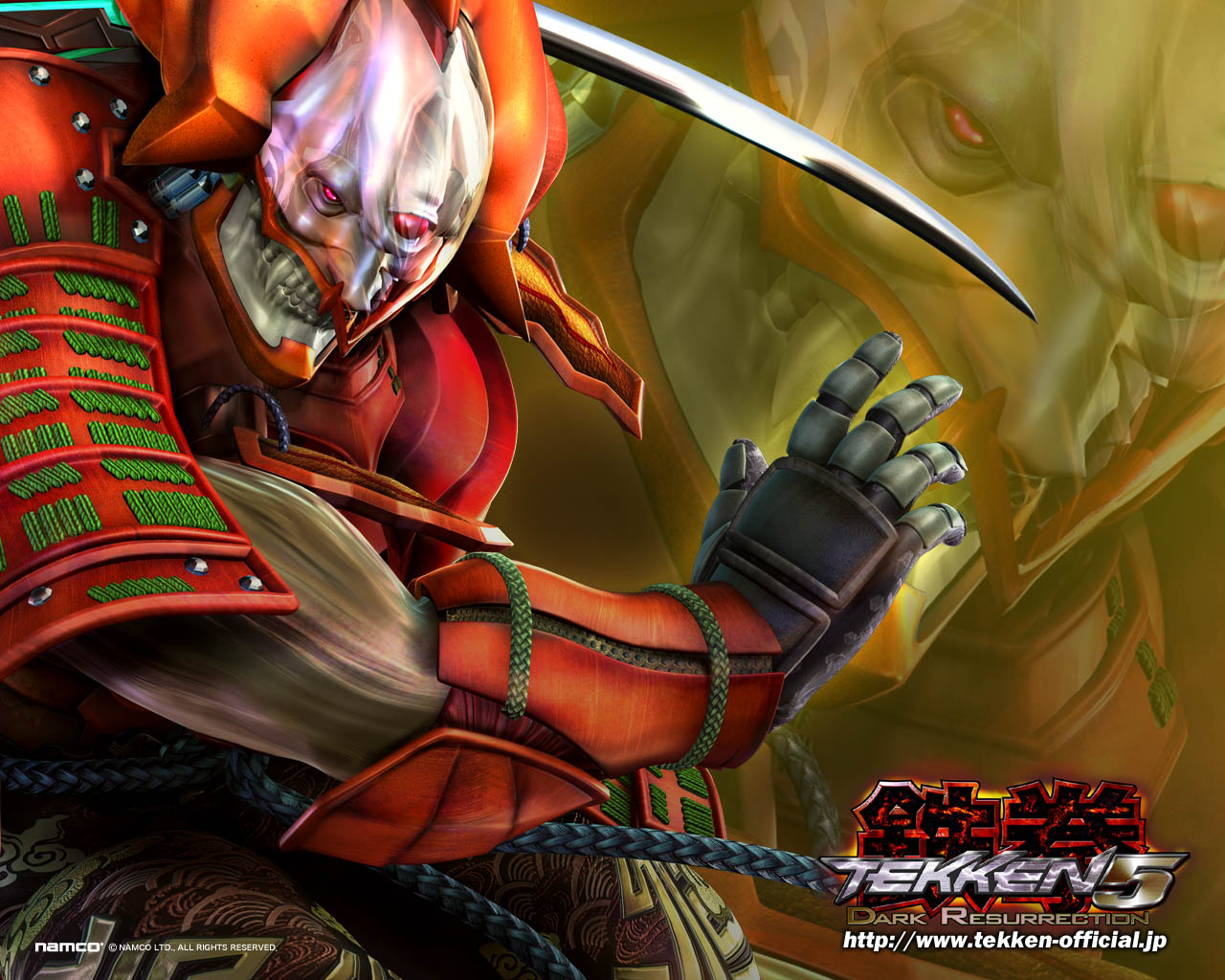 Dark Resurrection Wallpaper - Tekken 5 Dark Resurrection Yoshimitsu - HD Wallpaper 