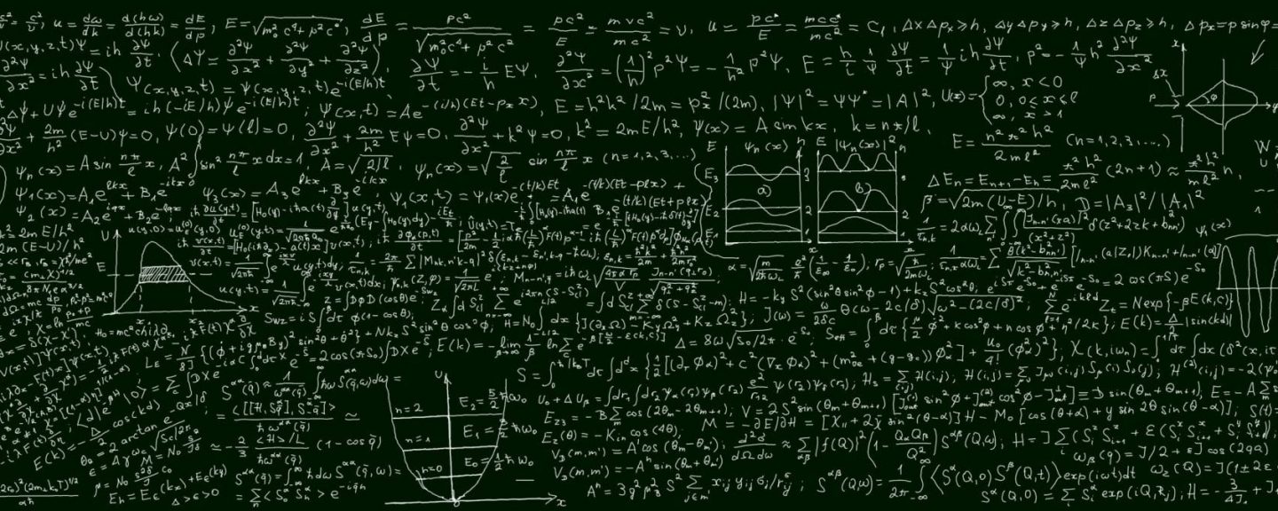 Quantum Physics Blackboard - Wallpaper - HD Wallpaper 