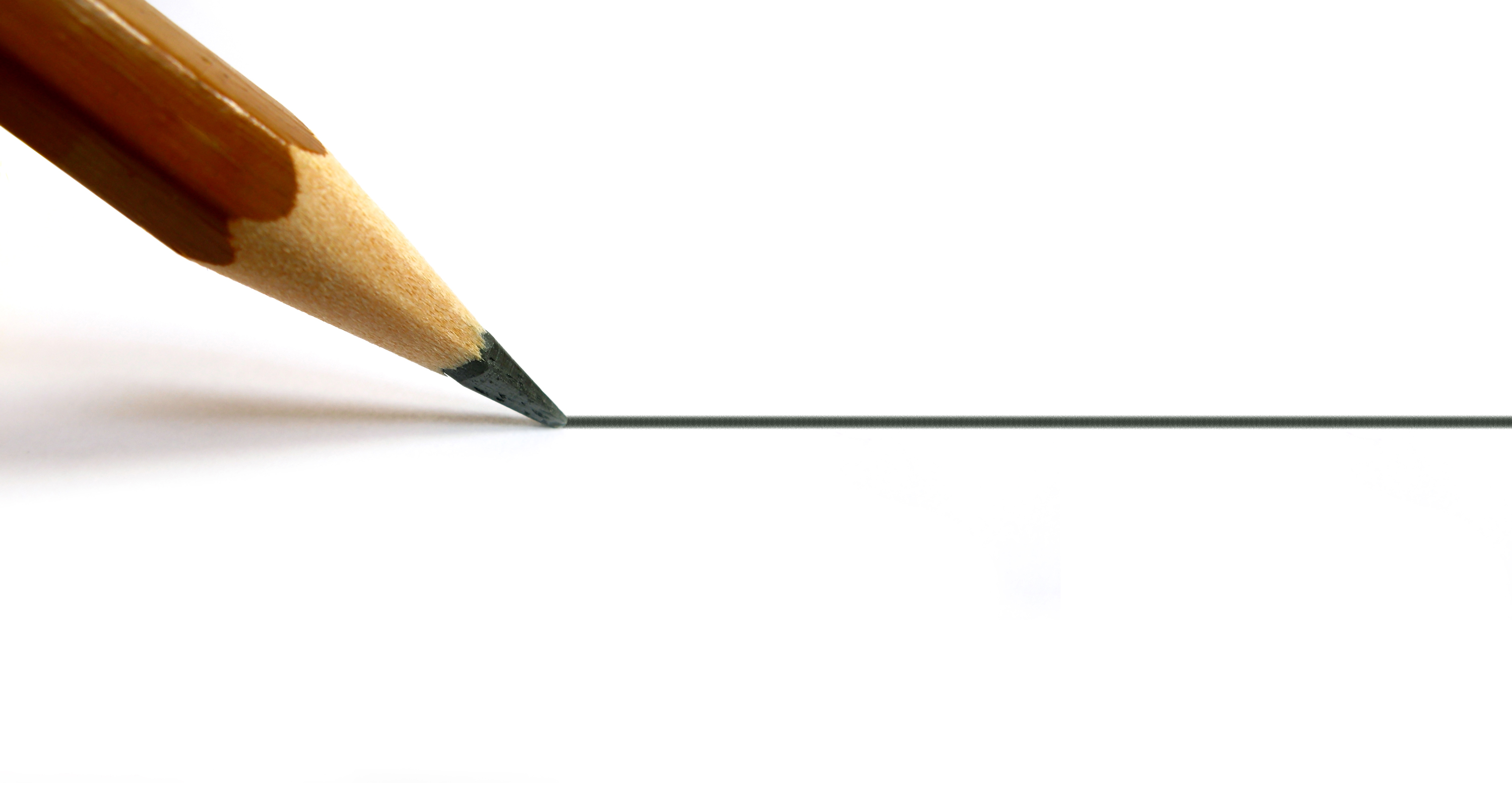 Pencil Drawing A Line - HD Wallpaper 