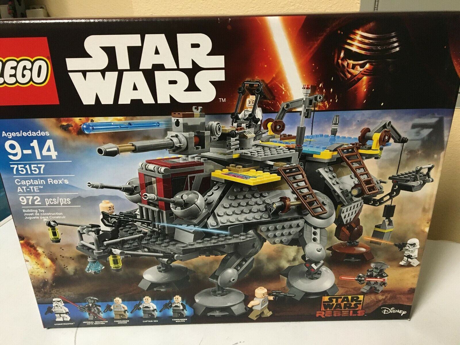 Lego Star Wars Rebels Captain Rex Set - HD Wallpaper 