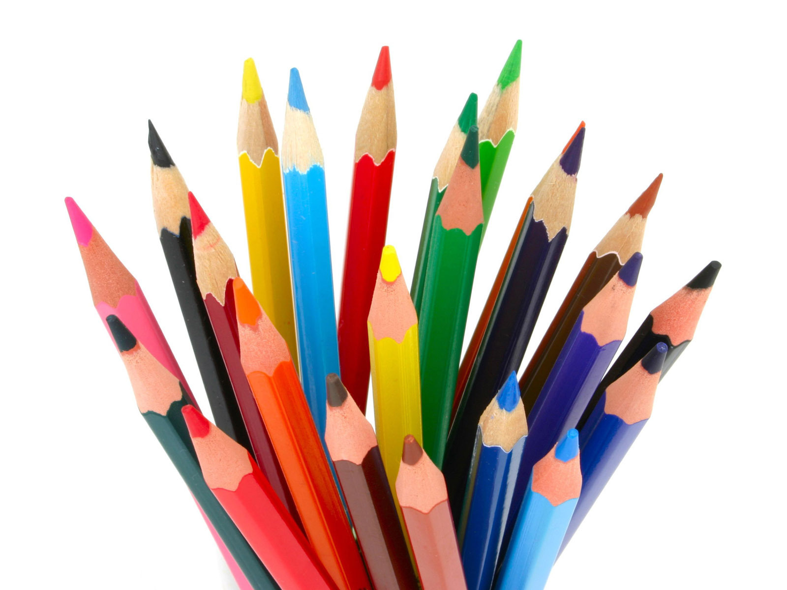 Colored Pencils - HD Wallpaper 