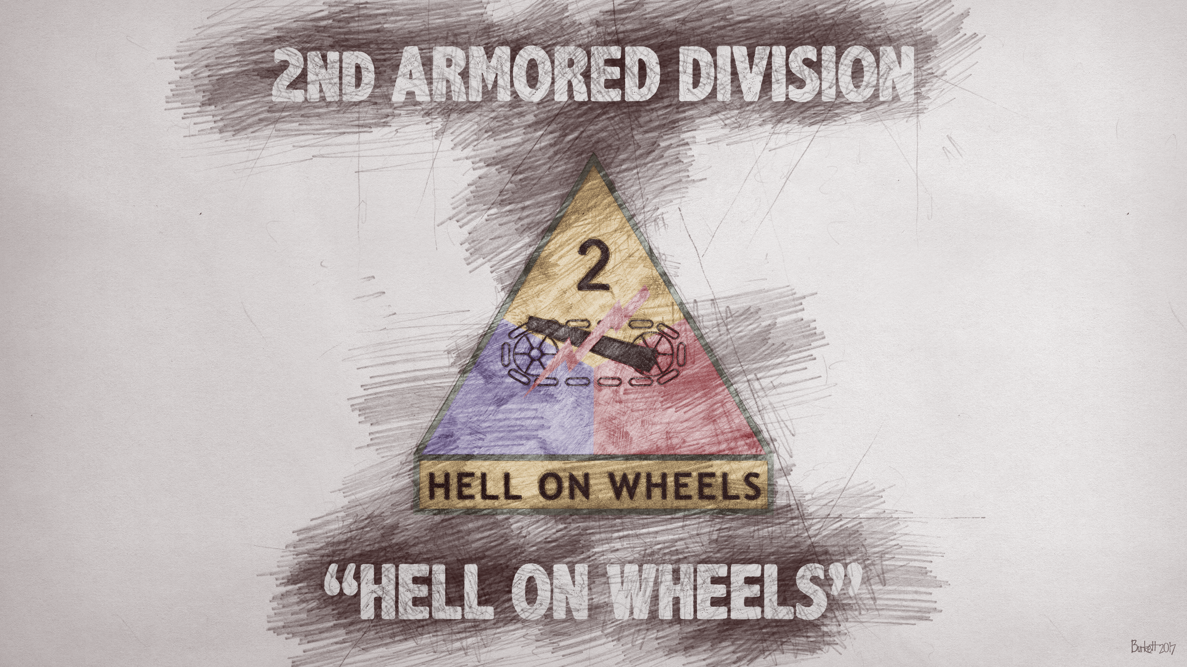 1st Armor Division Drawing - HD Wallpaper 