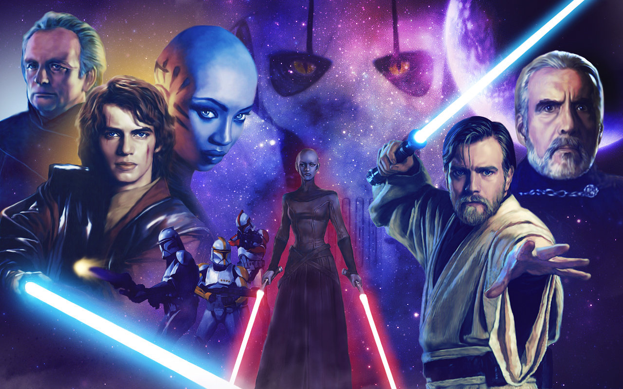 Best Star Wars Wallpaper Id - Star Wars The Clone Wars Art - HD Wallpaper 