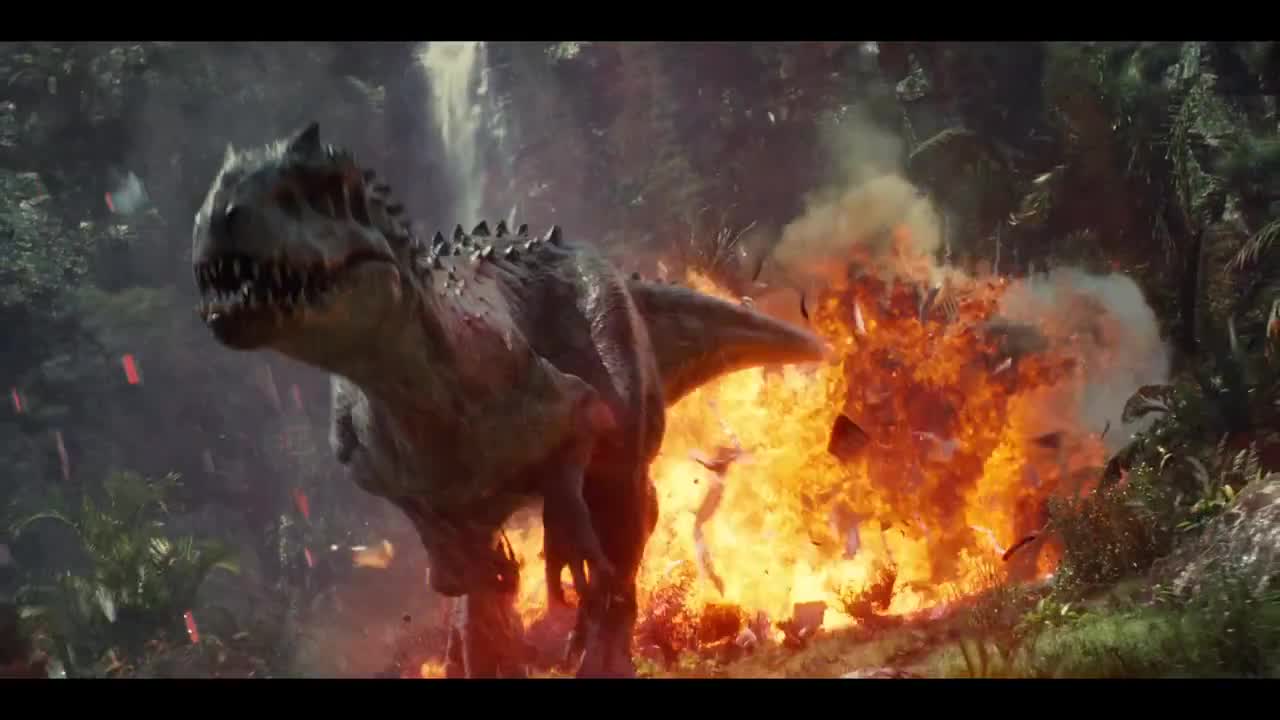 T Rex Velociraptor Vs Indominus Rex - HD Wallpaper 