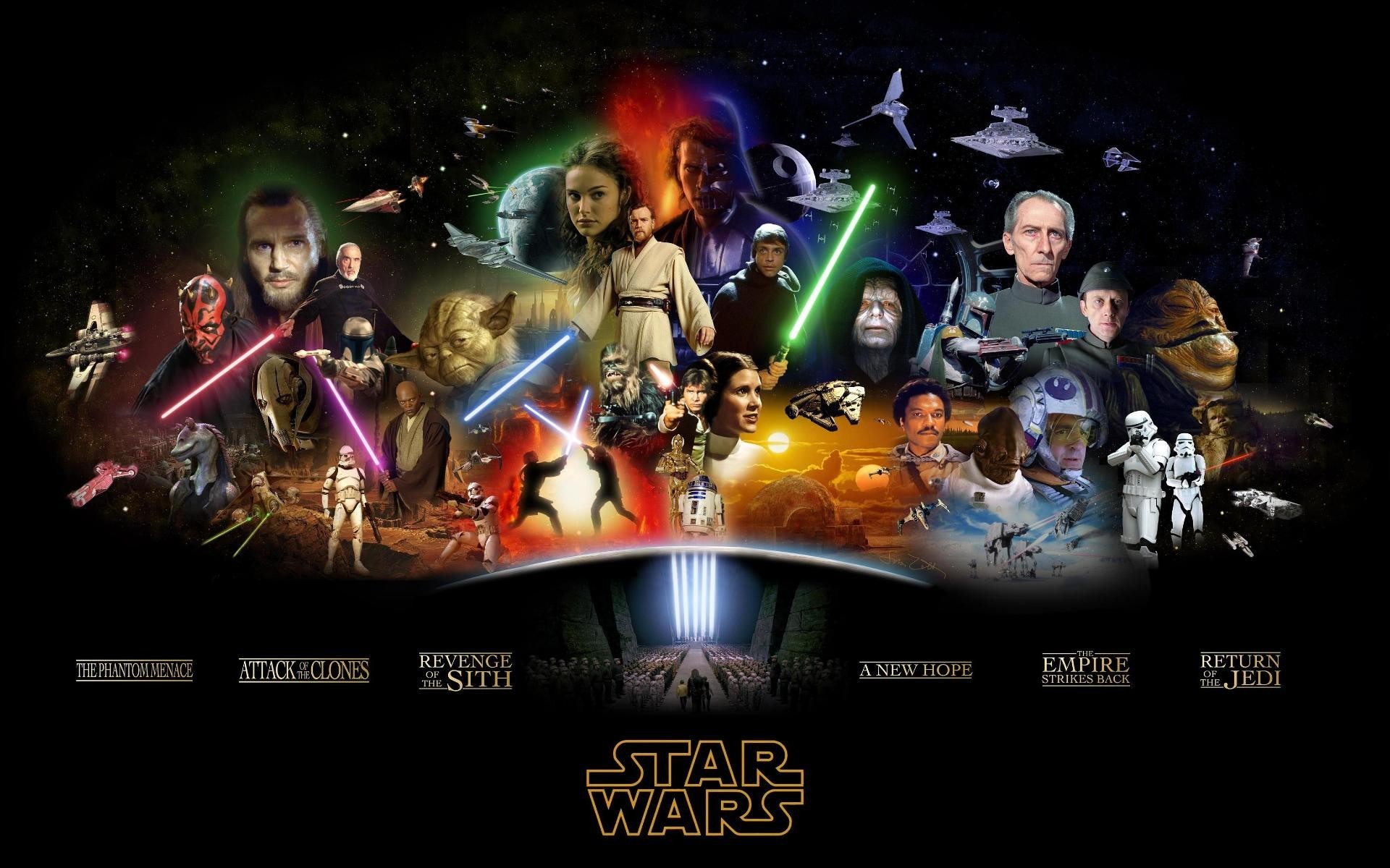 Star Wars Stormtroopers Darth Maul Lightsabers Darth - Star Wars Episode 10 - HD Wallpaper 