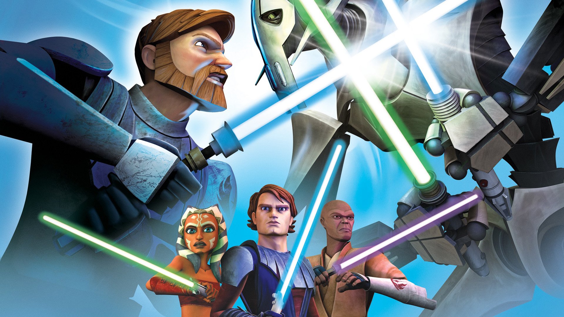 Star Wars The Clone Wars Lightsaber Duels Wii - HD Wallpaper 