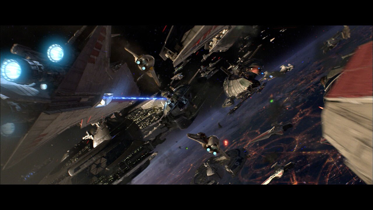 Star Wars Battle Of Coruscant Gif - HD Wallpaper 