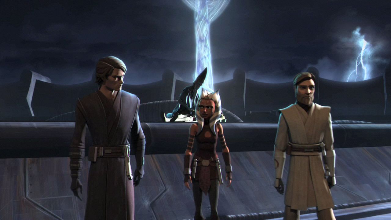 Obi Wan Wallpaper - Anakin Ahsoka Obi Wan - HD Wallpaper 