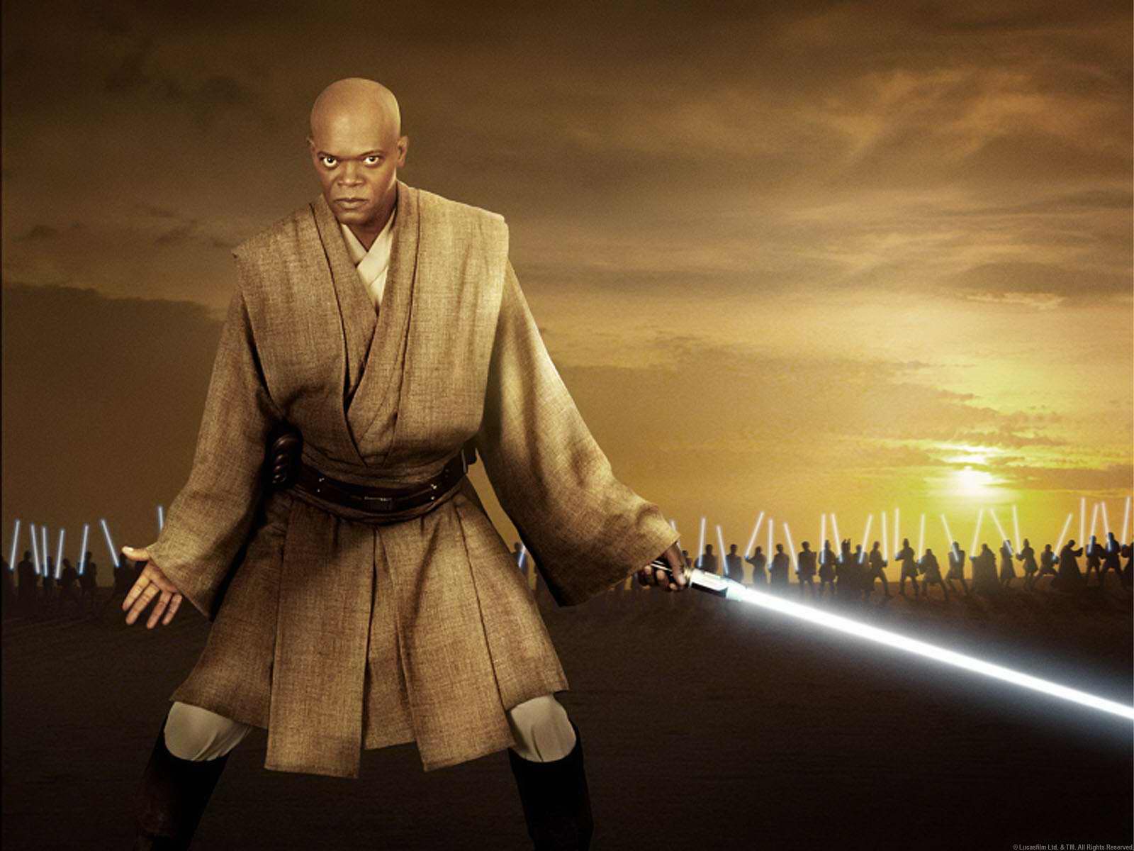 Mace Windu - Obi Wan Kenobi Y Yoda - HD Wallpaper 