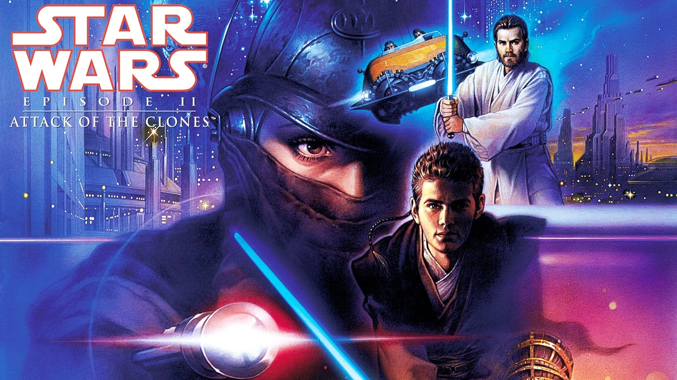 Attack Of The Clone Wallpaper - Star Wars Attack Of The Clones Background - HD Wallpaper 