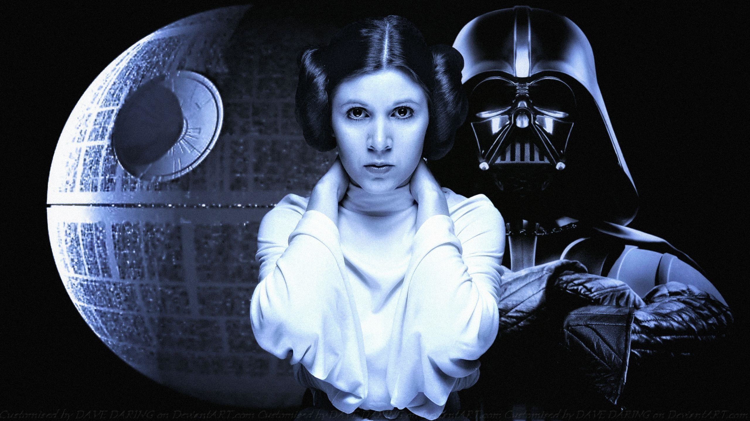 2560x1440, Î Darth Vader - Princess Leia Wallpaper Hd - HD Wallpaper 