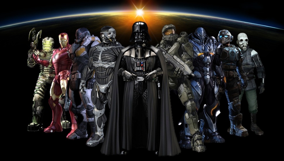 Wallpaper, Iron Man, Mass Effect, Game, Dead Space, - Star Wars Background Darth Vader - HD Wallpaper 