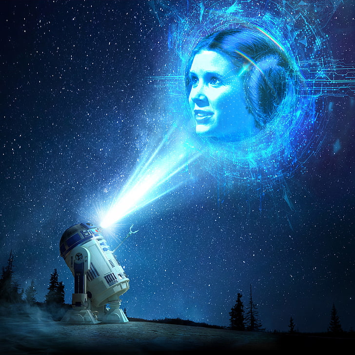 Carrie Fisher Tribute Meme - HD Wallpaper 