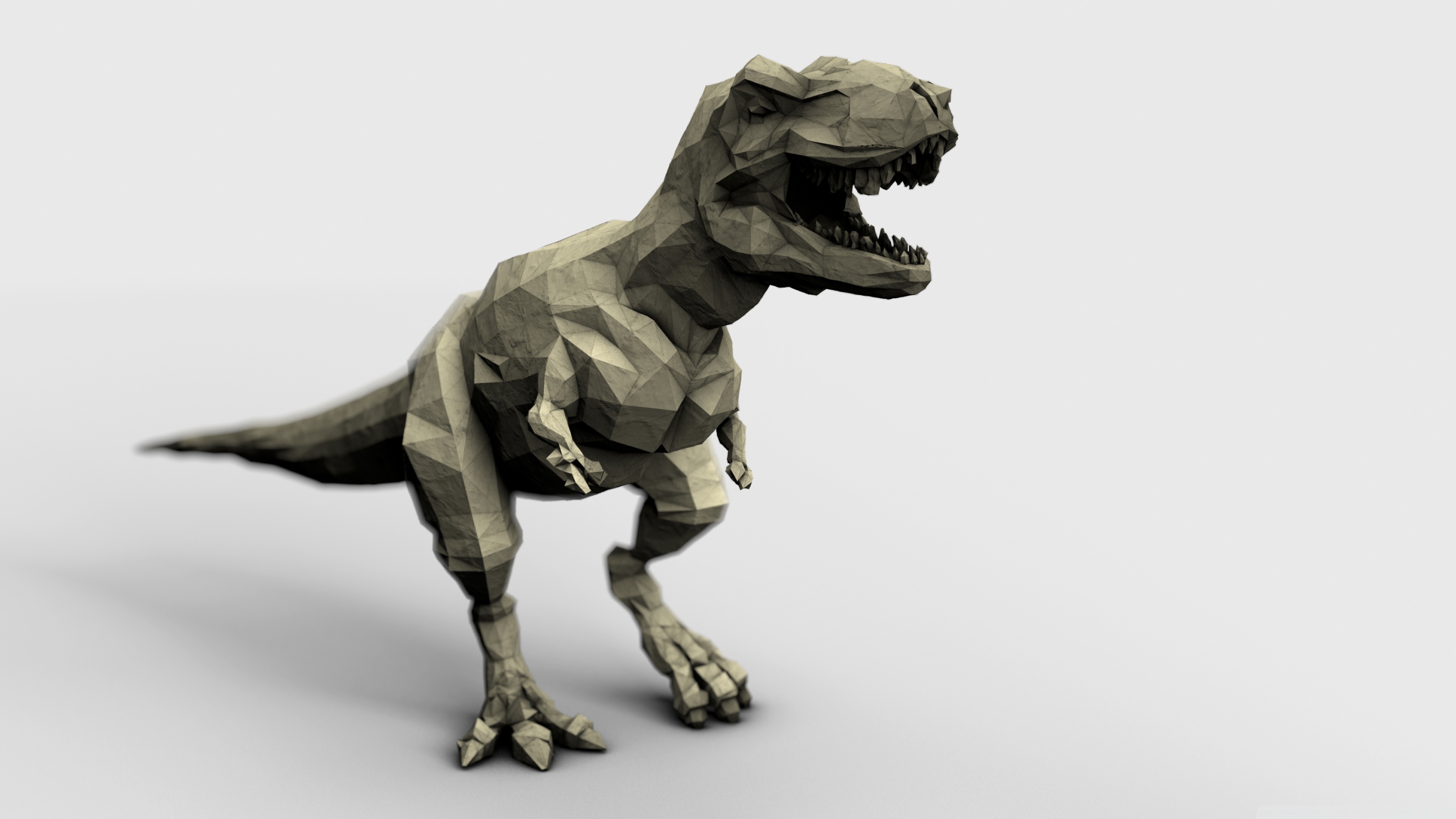 Origami T Rex - HD Wallpaper 