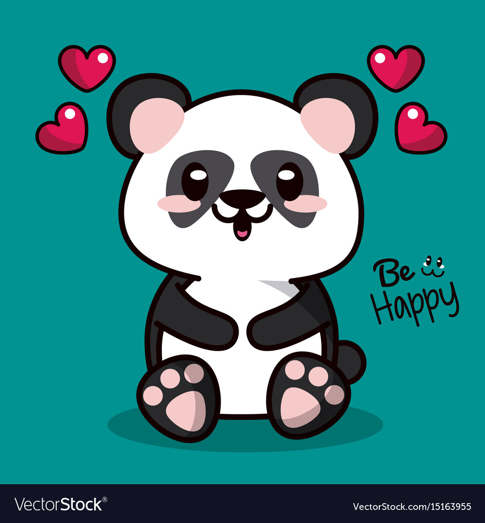 Kawaii Panda Cute Backgrounds - HD Wallpaper 