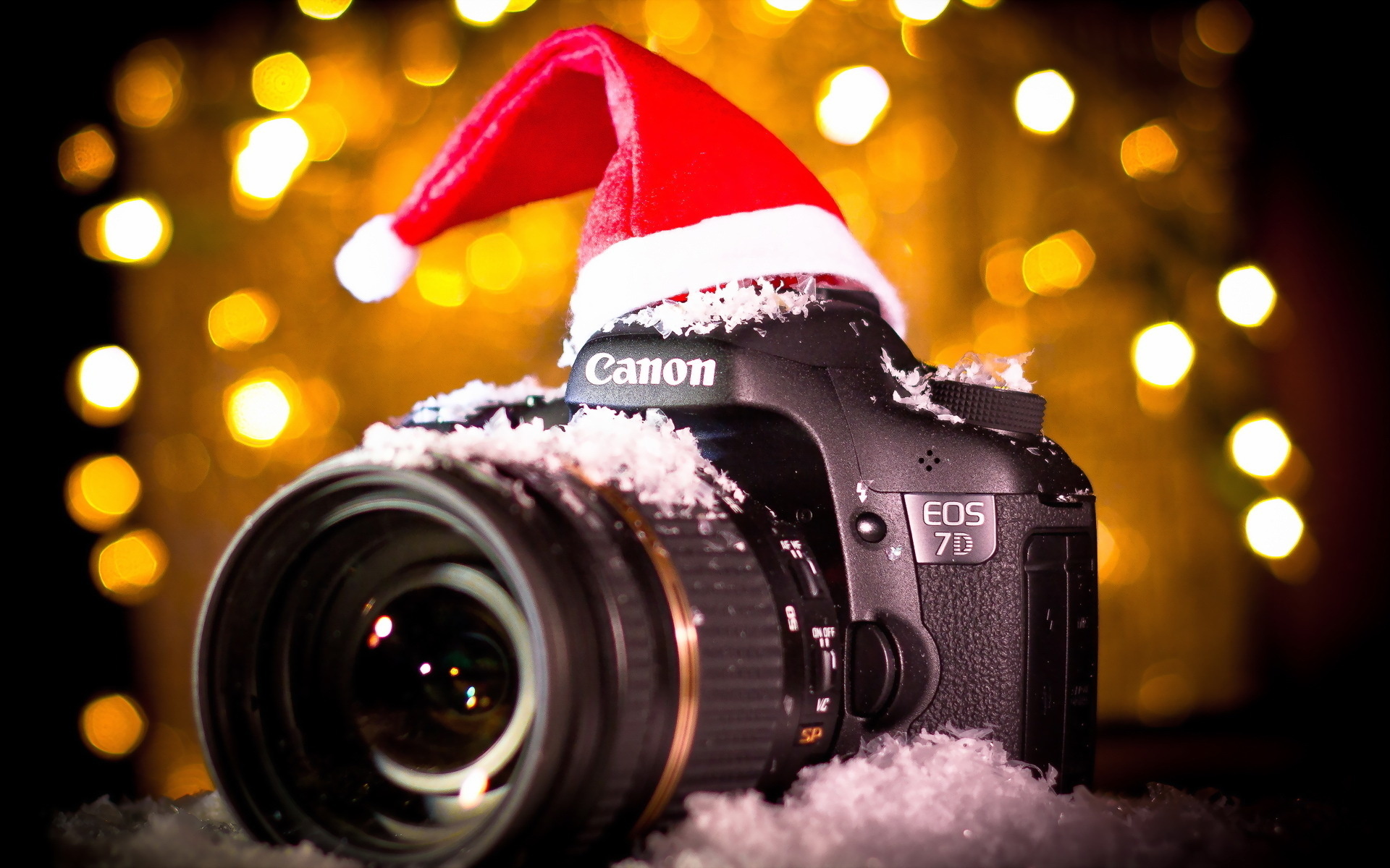 Merry Christmas With Camera - HD Wallpaper 