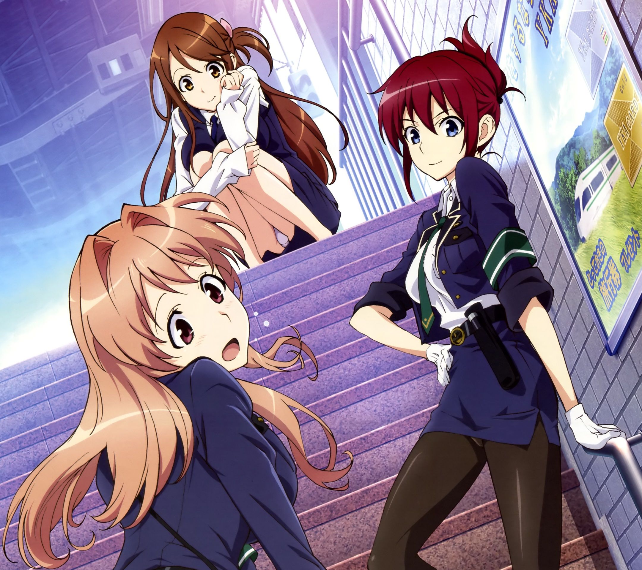 Rail Wars Haruka And Sakurai - HD Wallpaper 