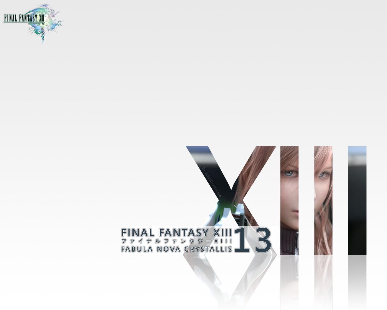 Final Fantasy 13 2 Logo - HD Wallpaper 