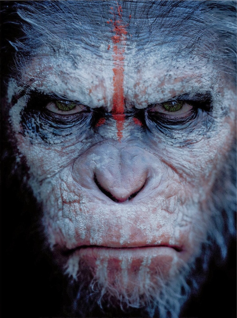 Caesar Planet Of The Apes War Paint - HD Wallpaper 