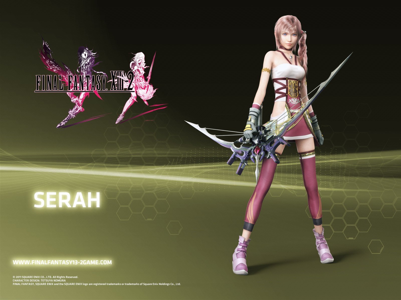Serah Farron Final Fantasy 13 2 - HD Wallpaper 