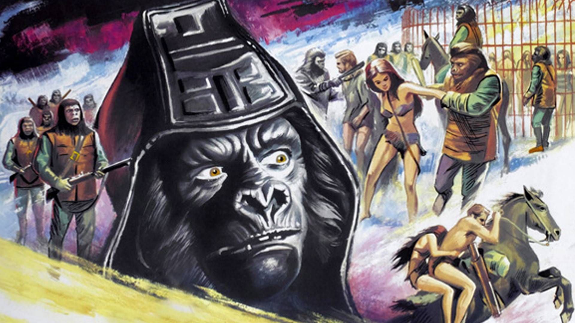 1970 Beneath Planet Of The Apes Movie Artwork - HD Wallpaper 