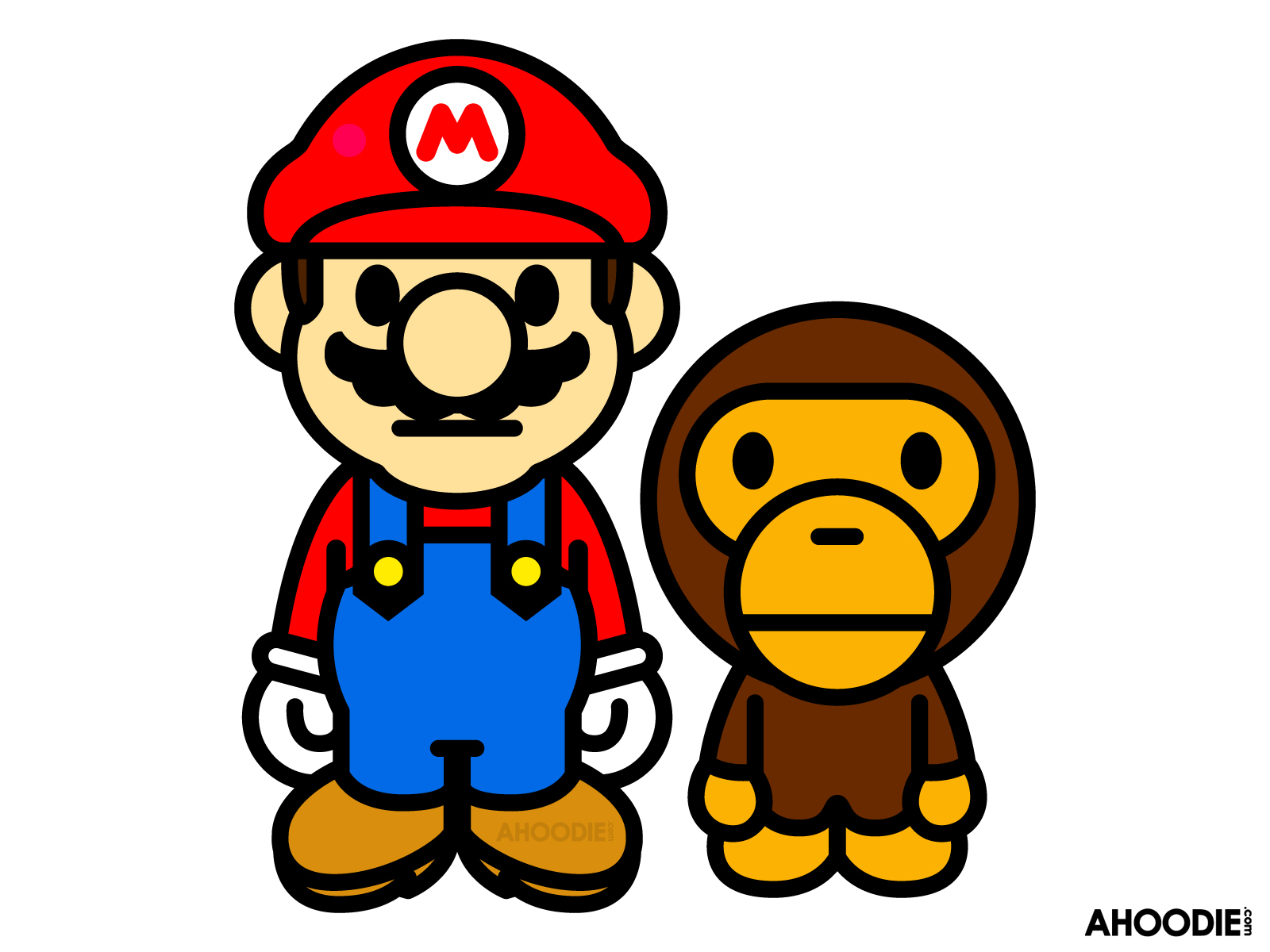 Sticker Bomb Super Mario - HD Wallpaper 