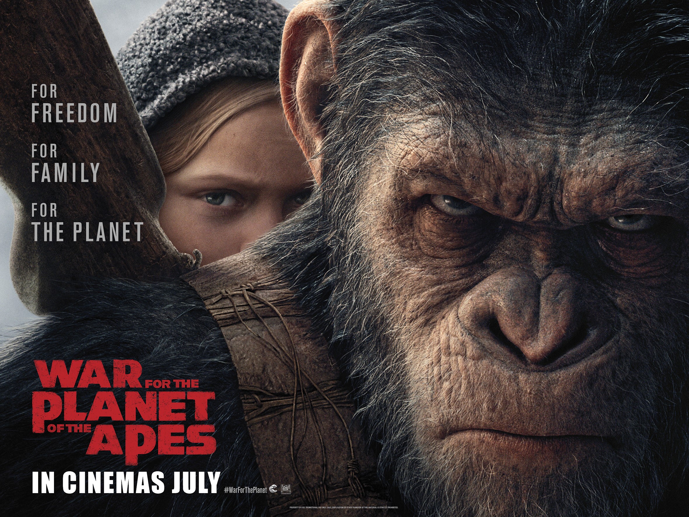 War For The Planet Of The Apes 3d - HD Wallpaper 