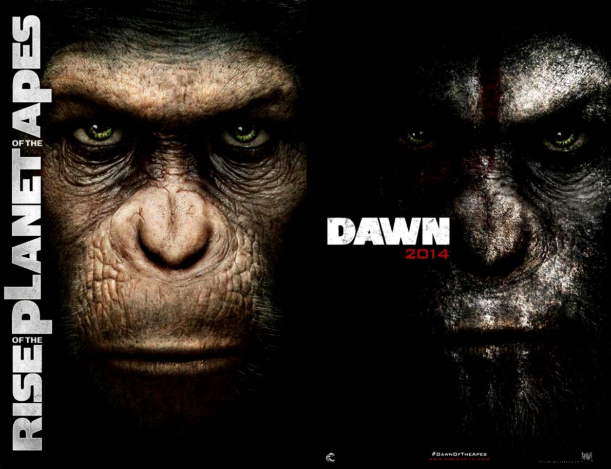 Dawn Of The Planet Of The Apes Wallpaper Science Fiction - Ape Planet Movie - HD Wallpaper 
