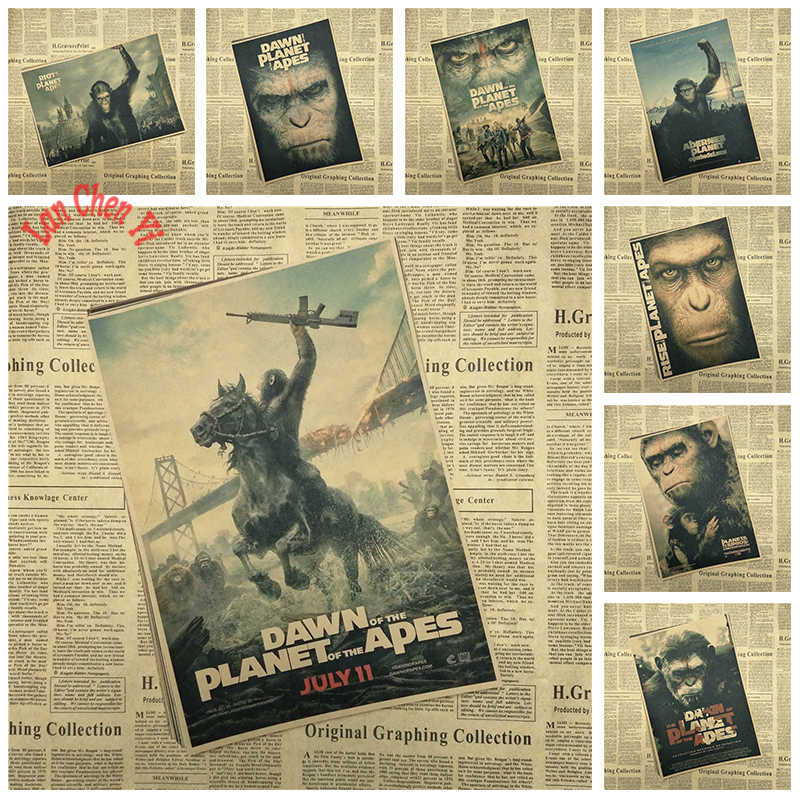 Rise Of The Planet Of The Apes Classic Movie Kraft - Poster - HD Wallpaper 