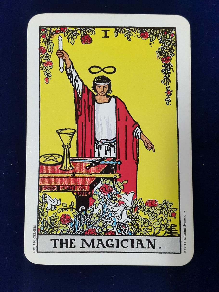 Wizard, Tarot Card, Rider Site, Scry, Card Point, Representation, - Tarot Rider - HD Wallpaper 