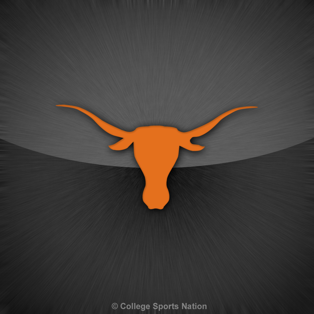 Texas Longhorn Logo With A Texas Flag - HD Wallpaper 